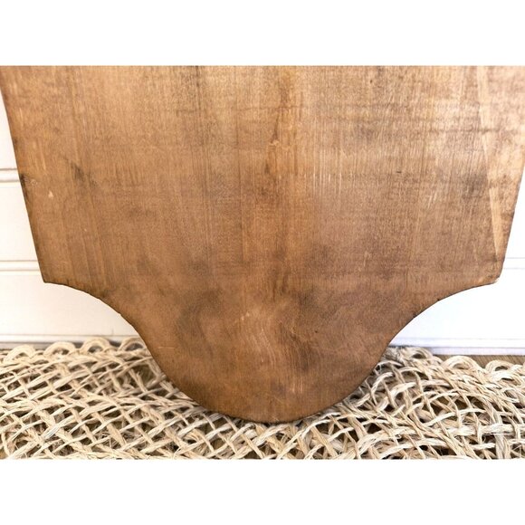 Vintage Floral Wall Plaque, Hand Painted Irises and Daisies, Solid Maple, EUC - Picture 9 of 10